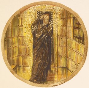 Golden Shower by Sir Edward Coley Burne-Jones Oil Painting