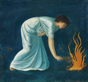 Hero by Sir Edward Coley Burne-Jones Oil Painting