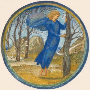 Key of Spring by Sir Edward Coley Burne-Jones Oil Painting
