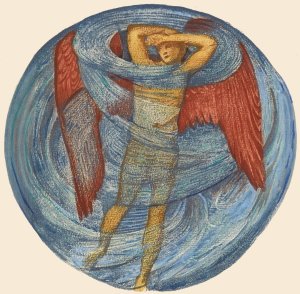 Love in a Mist by Sir Edward Coley Burne-Jones Oil Painting