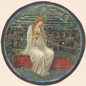 Love in a Tangle by Sir Edward Coley Burne-Jones Oil Painting