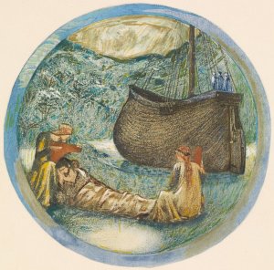 Meadow Sweet by Sir Edward Coley Burne-Jones Oil Painting