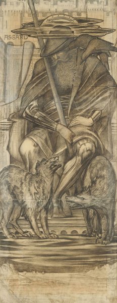 Odin by Sir Edward Coley Burne-Jones Oil Painting