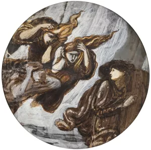 Orpheus Pursued by Furies by Sir Edward Coley Burne-Jones Oil Painting