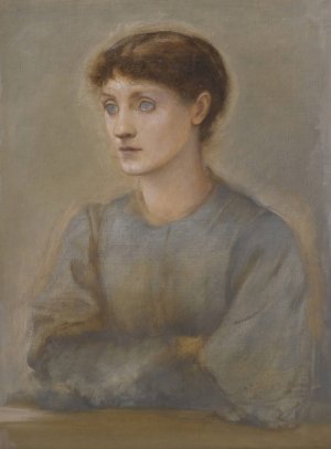 Portrait Of Margaret, The Artist's Daughter by Sir Edward Coley Burne-Jones Oil Painting