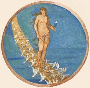 Rose of Heaven Oil painting by Sir Edward Coley Burne-Jones