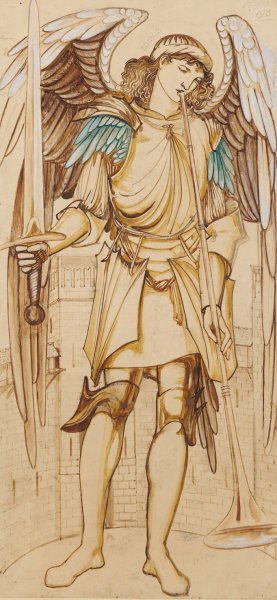 The Angels of the Hierarchy - Archangeli by Sir Edward Coley Burne-Jones Oil Painting