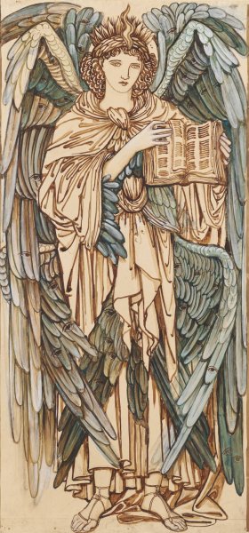 The Angels of the Hierarchy - Cherubim by Sir Edward Coley Burne-Jones Oil Painting