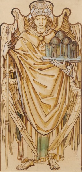 The Angels of the Hierarchy - Potentates by Sir Edward Coley Burne-Jones Oil Painting