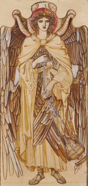 The Angels of the Hierarchy - Seraphim by Sir Edward Coley Burne-Jones Oil Painting
