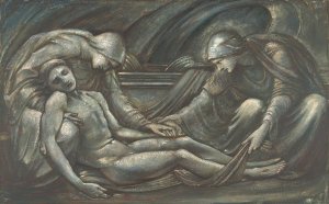 The Entombment by Sir Edward Coley Burne-Jones Oil Painting
