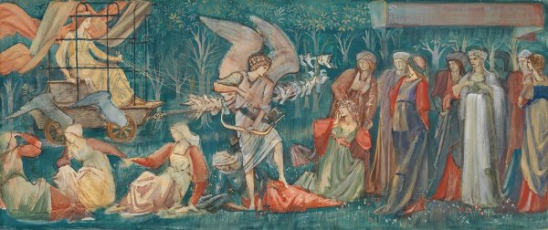 The Passing of Venus  by Sir Edward Coley Burne-Jones - Hand-Painted Oil Painting Reproduction