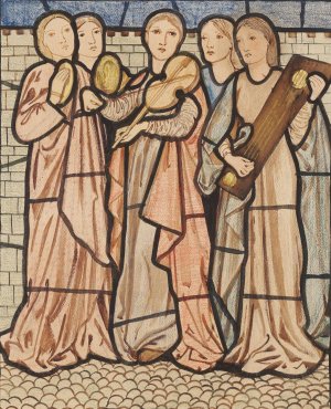 The Song of Solomon - I Charge You, O Daughters of Jerusalem by Sir Edward Coley Burne-Jones Oil Painting