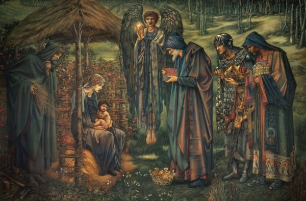 Main Product Photo of The Star of Bethlehem  Painting by Sir Edward Coley Burne-Jones