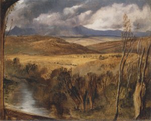A Highland Landscape by Sir Edwin Henry Landseer Oil Painting