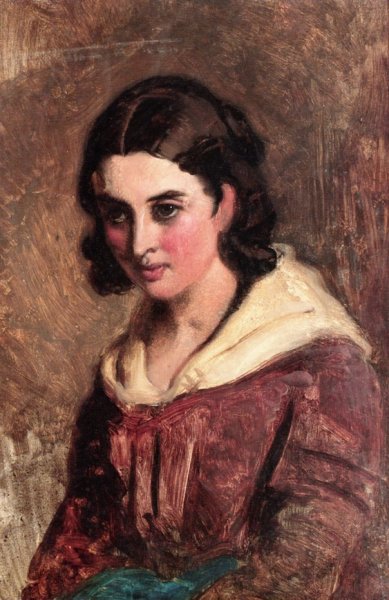 A Highland Maiden by Sir Edwin Landseer - Hand-Painted Oil Painting Reproduction