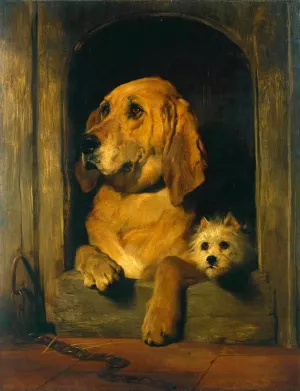 Dignity and Impudence Oil painting by Sir Edwin Landseer