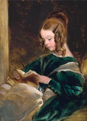 Portrait of Rachel Russell by Sir Edwin Landseer - Oil Painting Reproduction