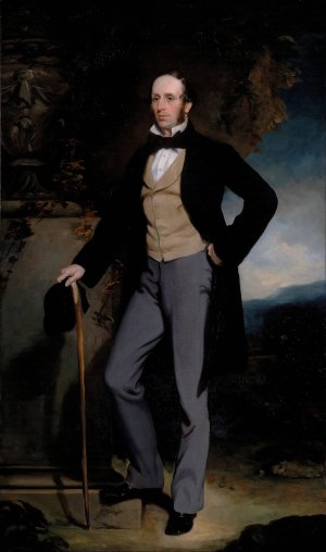 Portrait of John Naylor by Sir Francis Grant Oil Painting