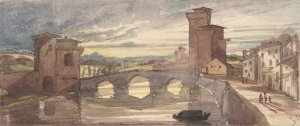 Pisa by Sir Francis Seymour Haden Oil Painting