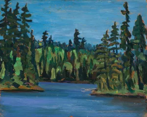 Near Temagami by Sir Frederick Grant Banting Oil Painting