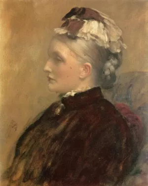 Alexandra Leighton Mrs. Sutherland Orr painting by Sir Frederick Lord Leighton