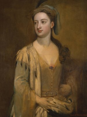 A Woman Called Lady Mary Wortley Montagu by Sir Godfrey Kneller Oil Painting