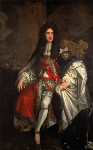 King Charles II by Sir Godfrey Kneller Oil Painting