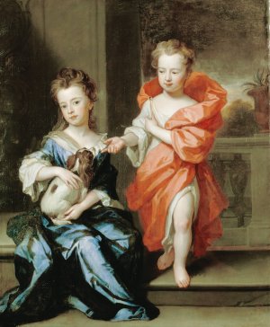The Howard Children by Sir Godfrey Kneller Oil Painting