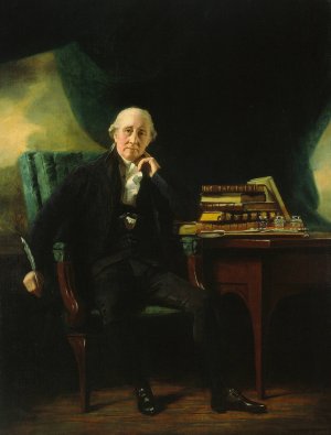 Adam Rolland of Gask II by Sir Henry Raeburn Oil Painting