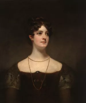 Mrs. James Wedderburn, nee Isabelle Clerk by Sir Henry Raeburn Oil Painting