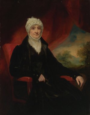 Portrait Of A Lady, Said To Be Mrs. Marion Corry Gilchrist by Sir Henry Raeburn Oil Painting