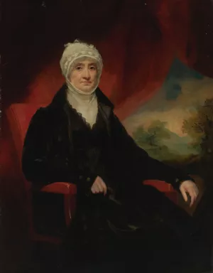 Portrait Of A Lady, Said To Be Mrs. Marion Corry Gilchrist by Sir Henry Raeburn Oil Painting