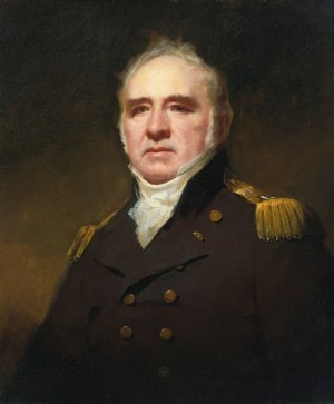 Portrait Of Captain James Forbes-Drummond, R.N., Of Hawthornden by Sir Henry Raeburn Oil Painting