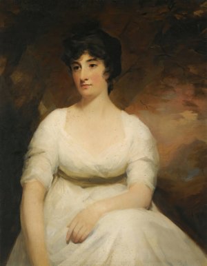 Portrait Of Katherine Hamilton, Lady Suttie Of Balgone by Sir Henry Raeburn Oil Painting
