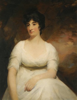 Portrait of Katherine Hamilton, Lady Suttie of Balgone by Sir Henry Raeburn Oil Painting