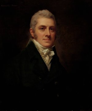 Portrait of Sir Alexander Munro by Sir Henry Raeburn Oil Painting