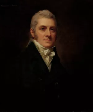 Portrait of Sir Alexander Munro by Sir Henry Raeburn Oil Painting