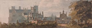 Lilleshall, Shropshire; East View by Sir Jeffry Wyatville Oil Painting