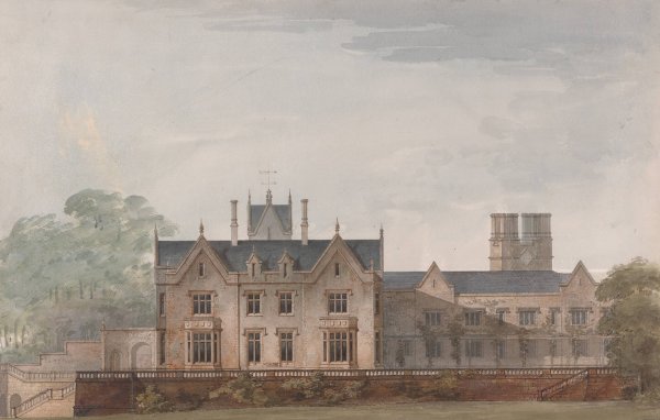 Main Product Photo of Lilleshall, Shropshire; South Elevation  Painting by Sir Jeffry Wyatville