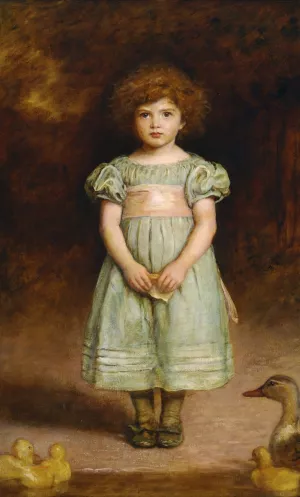 Ducklings by Sir John Everett Millais Oil Painting