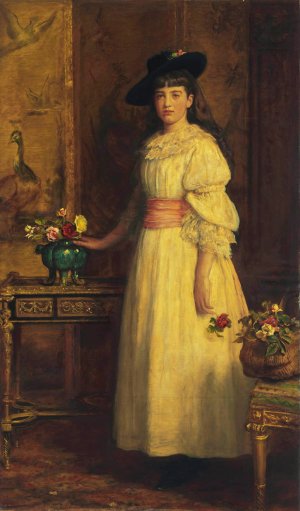 Miss Gertrude Vanderbilt Oil painting by Sir John Everett Millais