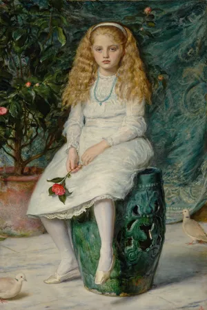 Nina, Daughter Of Frederick Lehmann, Esq. Oil painting by Sir John Everett Millais