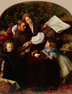 Peace Concluded Oil painting by Sir John Everett Millais
