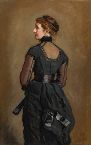 Portrait Of Kate Perugini, Daughter Of Charles Dickens by Sir John Everett Millais Oil Painting