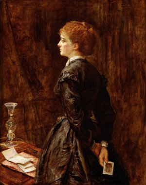 Yes or No? by Sir John Everett Millais Oil Painting