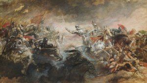 The Phantom Horseman by Sir John Gilbert Oil Painting