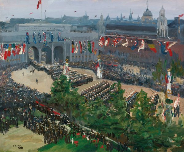 Admiralty Arch, 19th July 1919  by Sir John Lavery - Hand-Painted Oil Painting Reproduction