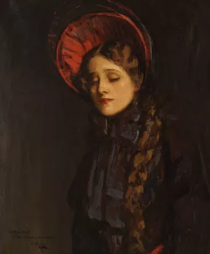 Edna May In The Belle Of New York by Sir John Lavery Oil Painting