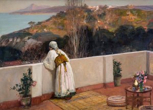 Evening, Tangiers by Sir John Lavery Oil Painting